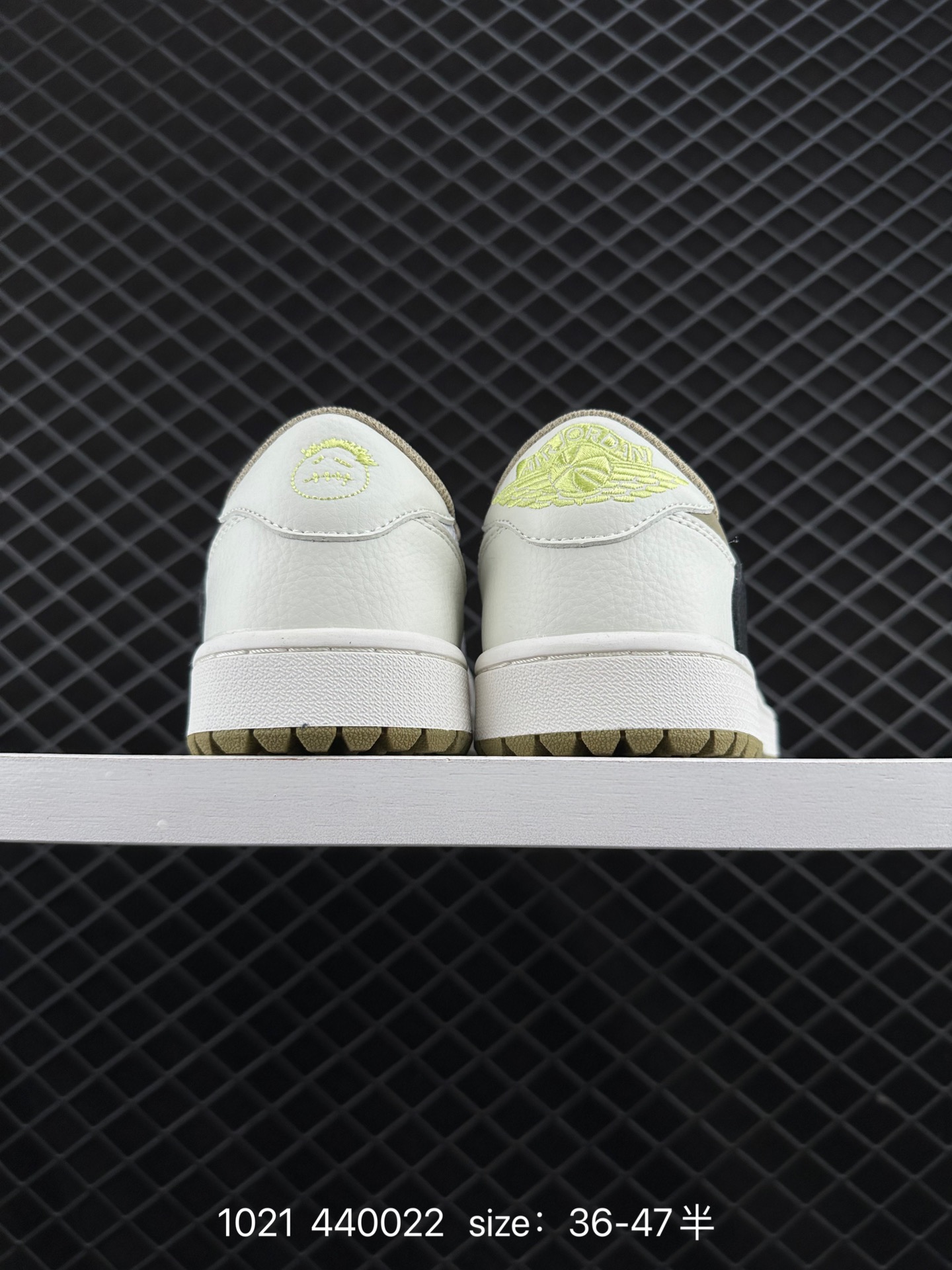 fragment design x Travis Scott x Nike Air Jordan 1 Low OG SP”Black/Green Toe“